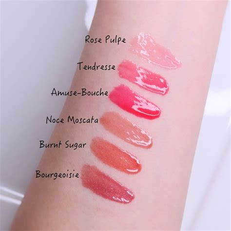 chanel lipgloss swatches|best chanel lip gloss.